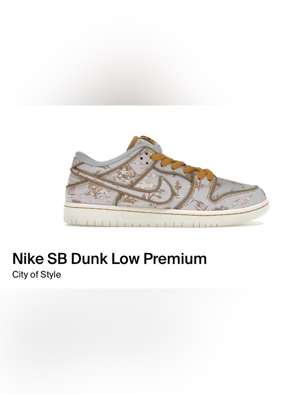 Nike SB Dunk Low Premium Gray and Brown Canvas Skate Shoes
